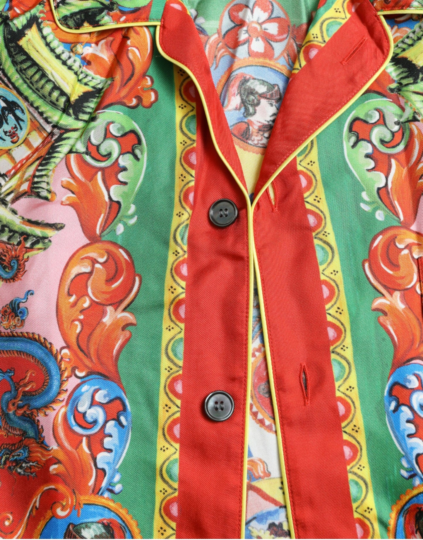 - Multicolor Patterned Button Down Casual Shirt