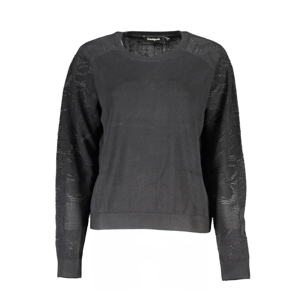 - Black Cotton Sweater