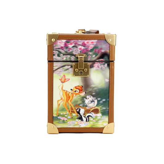- Disney Bambi 3D Trunk Printed PVC Top Handle Clutch Handbag