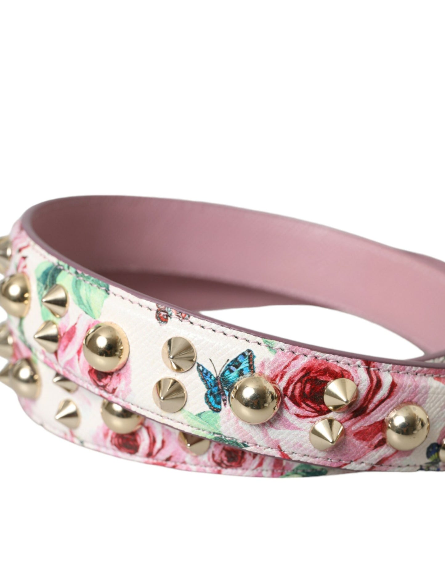 - Pink Floral Handbag Accessory Shoulder Strap