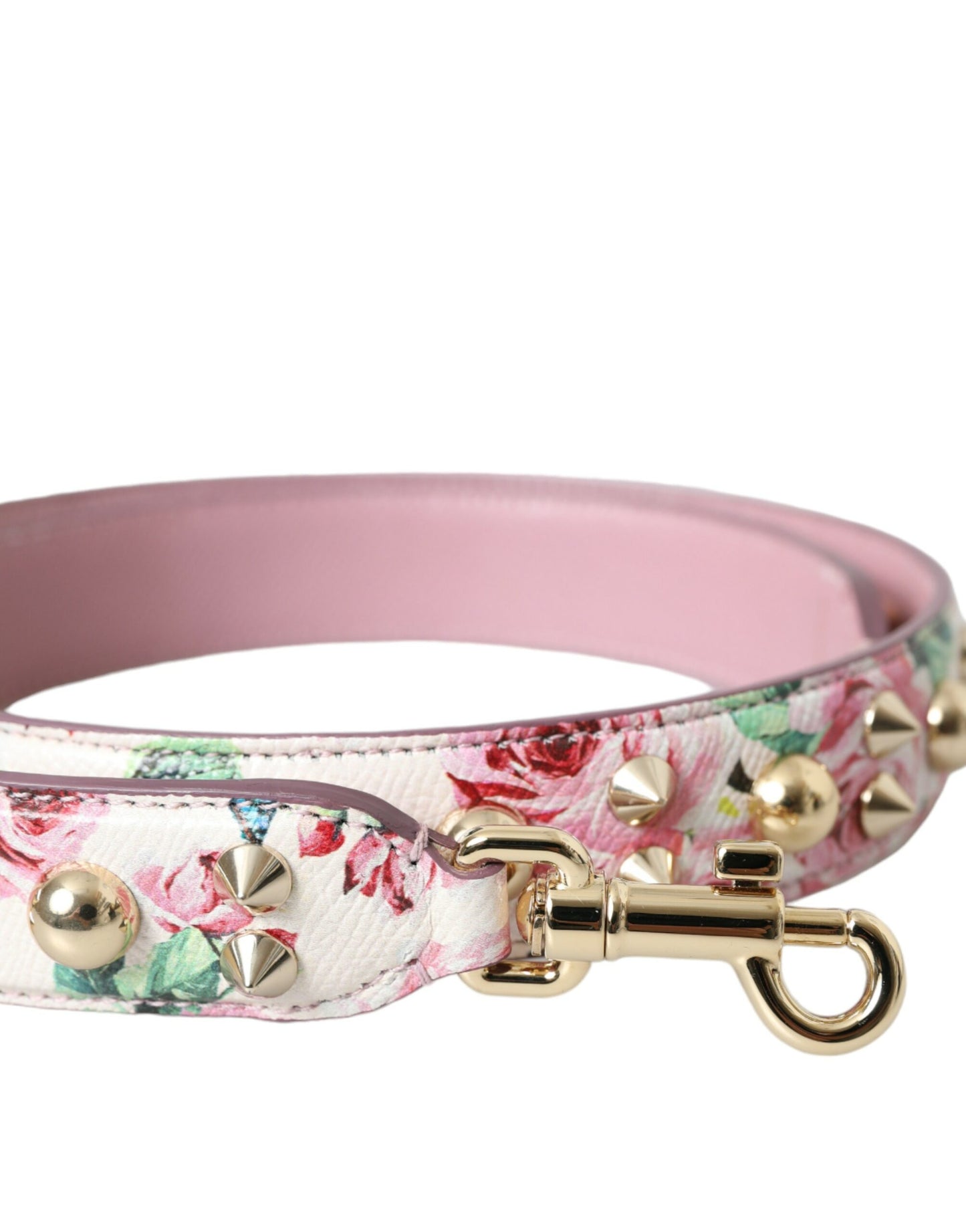 - Pink Floral Handbag Accessory Shoulder Strap