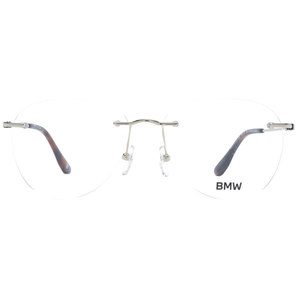BMW Gold Men’s Optical Frames – Rimless Titanium, 56mm