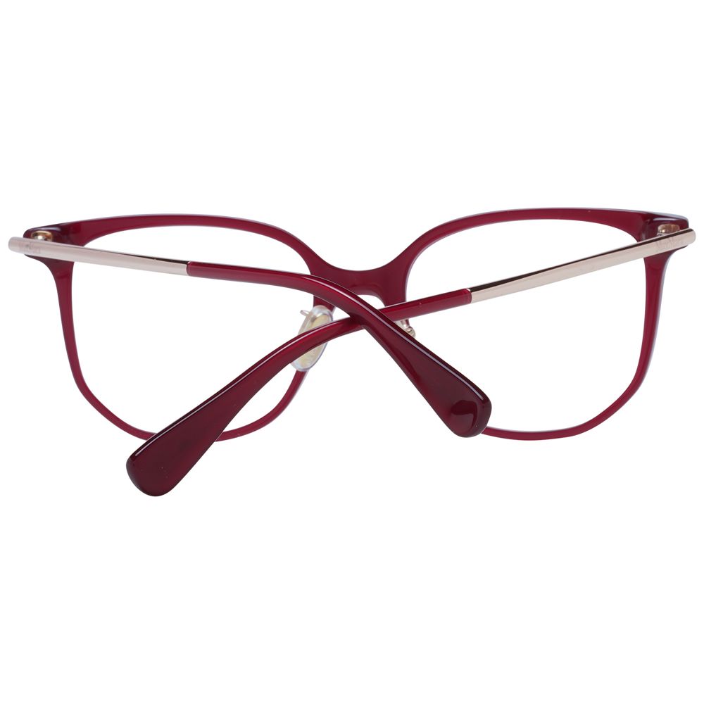 Max Mara Women’s Optical Frames – Red Butterfly Style, 52mm