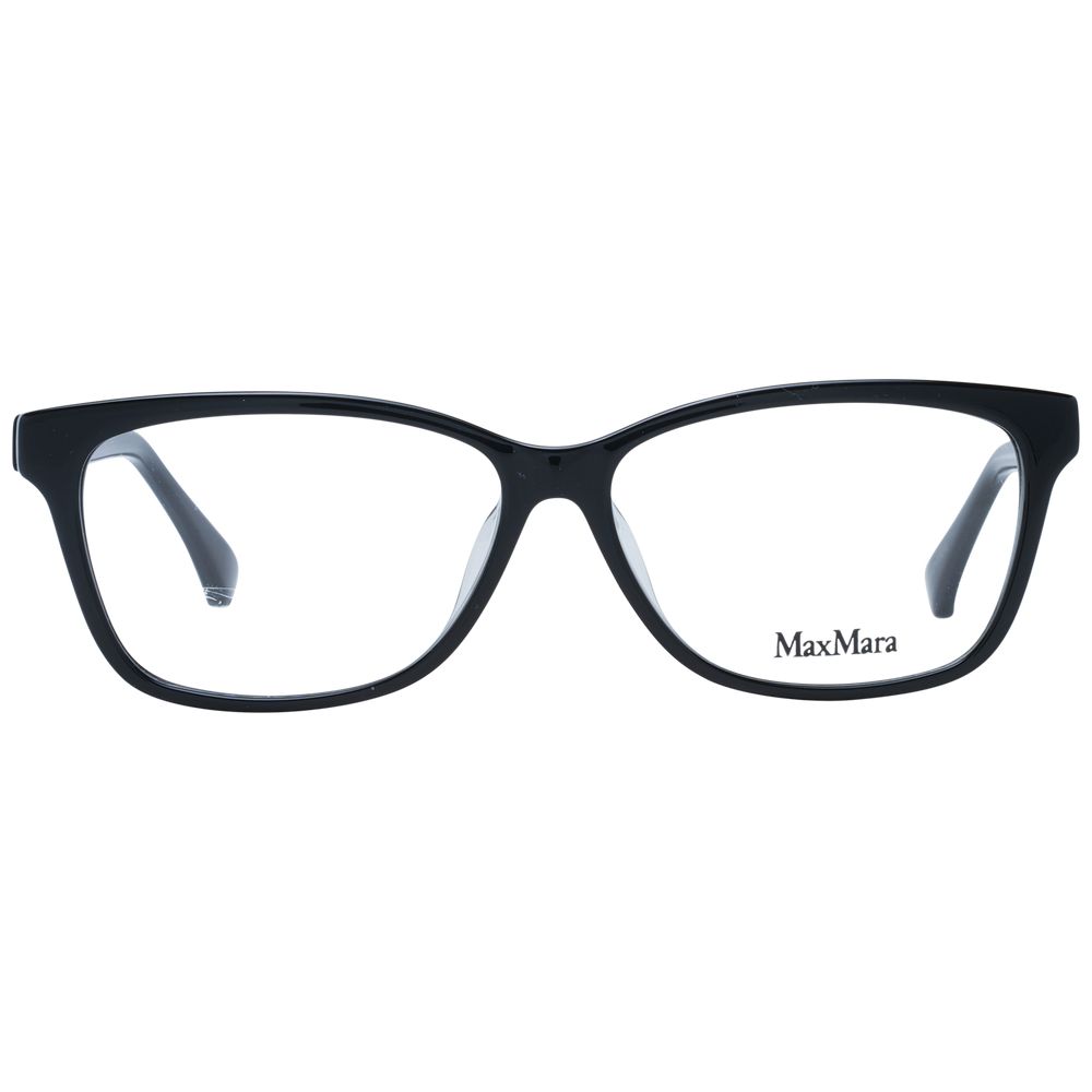 Max Mara Women’s Optical Glasses – Black Rectangle Frame, 56mm