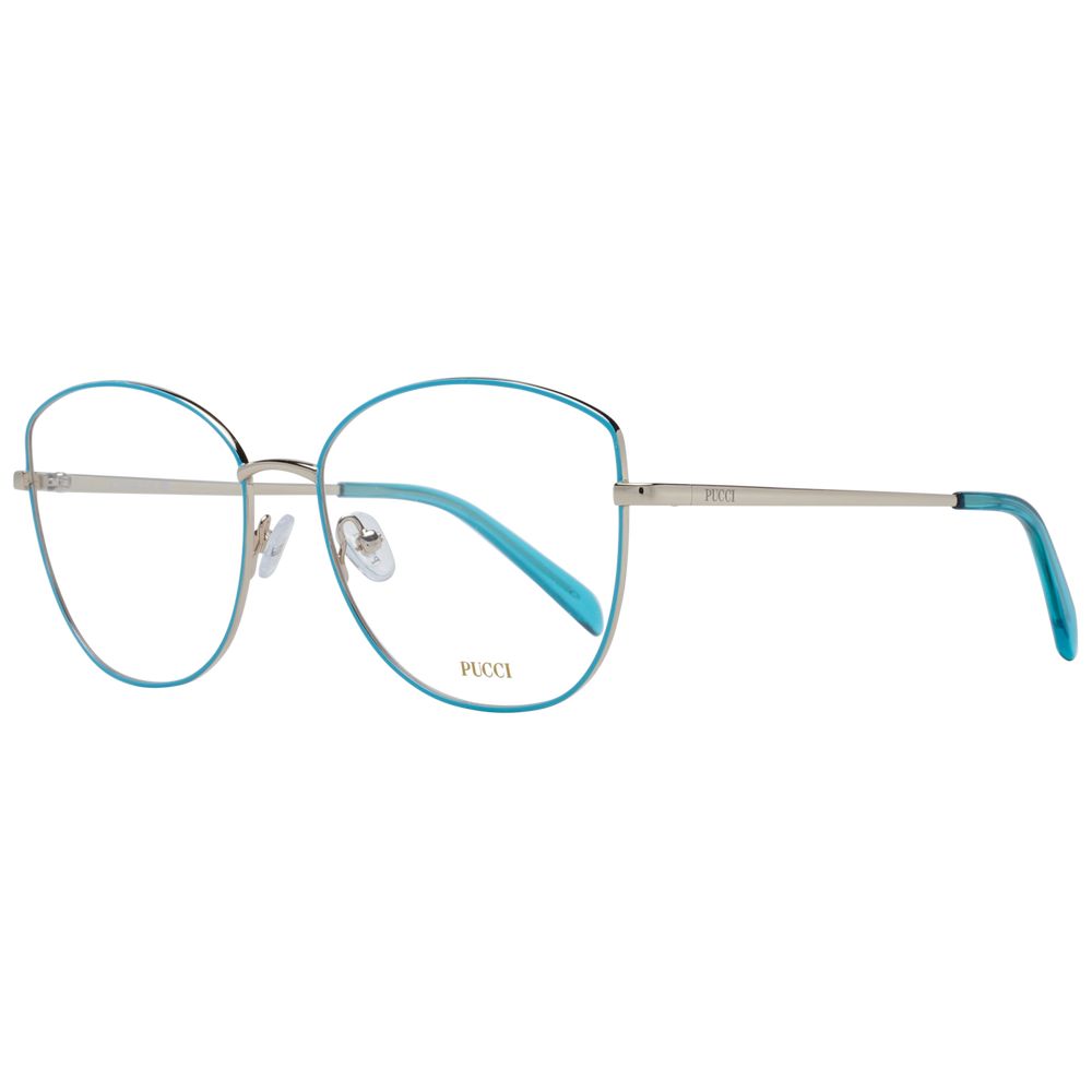 Emilio Pucci Women's Turquoise Optical Frames – Butterfly Style