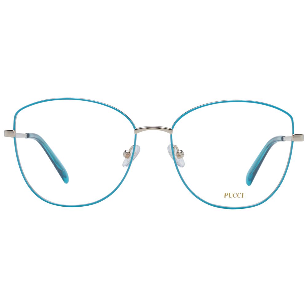 Emilio Pucci Women's Turquoise Optical Frames – Butterfly Style