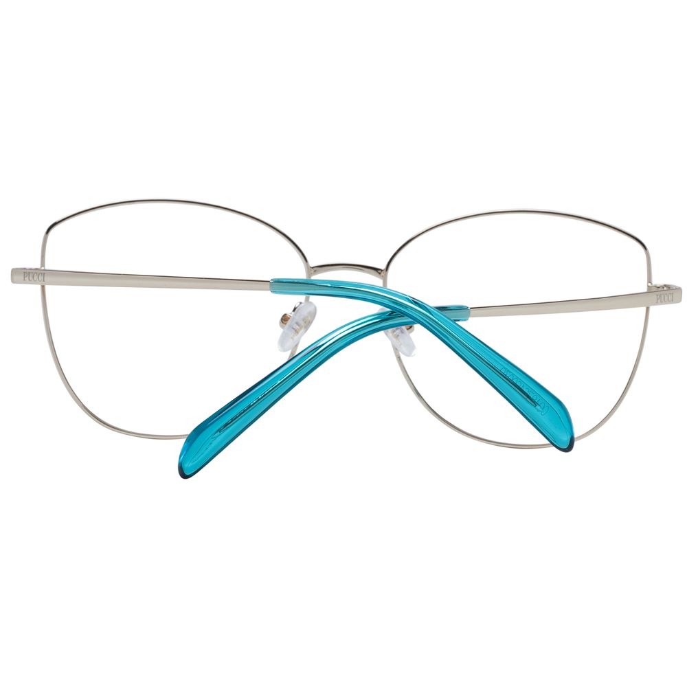 Emilio Pucci Women's Turquoise Optical Frames – Butterfly Style