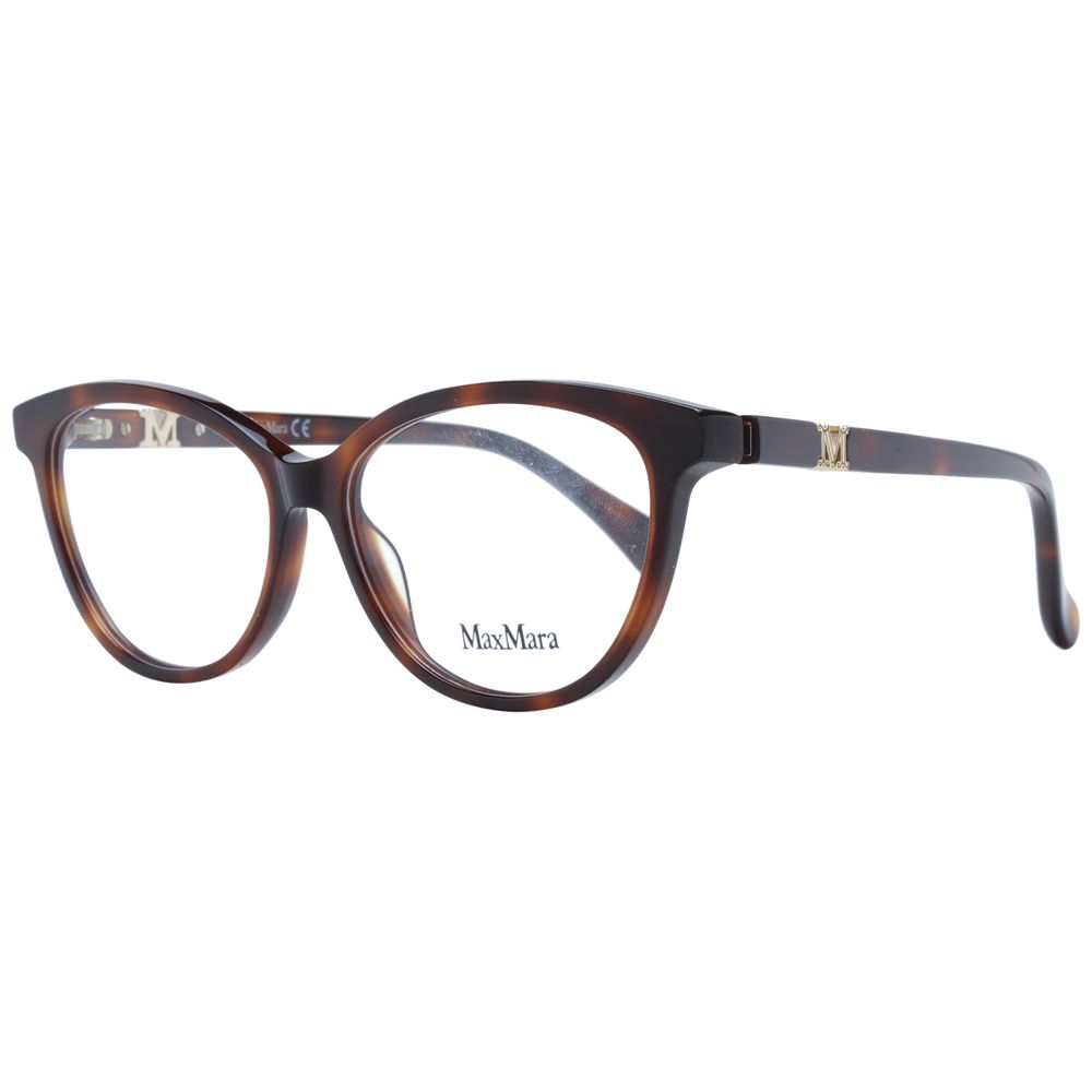 Max Mara Women’s Optical Frames – Brown Butterfly Design, 54mm
