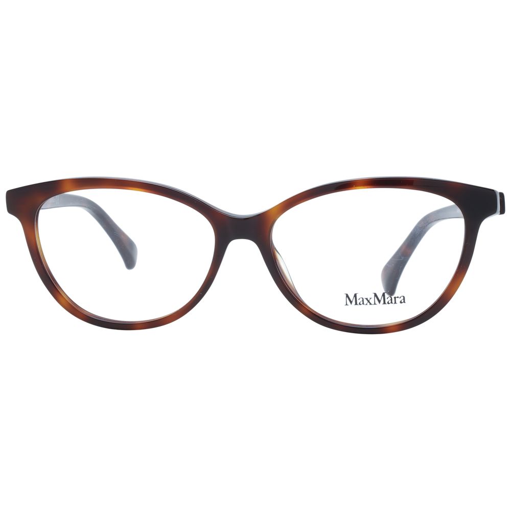 Max Mara Women’s Optical Frames – Brown Butterfly Design, 54mm