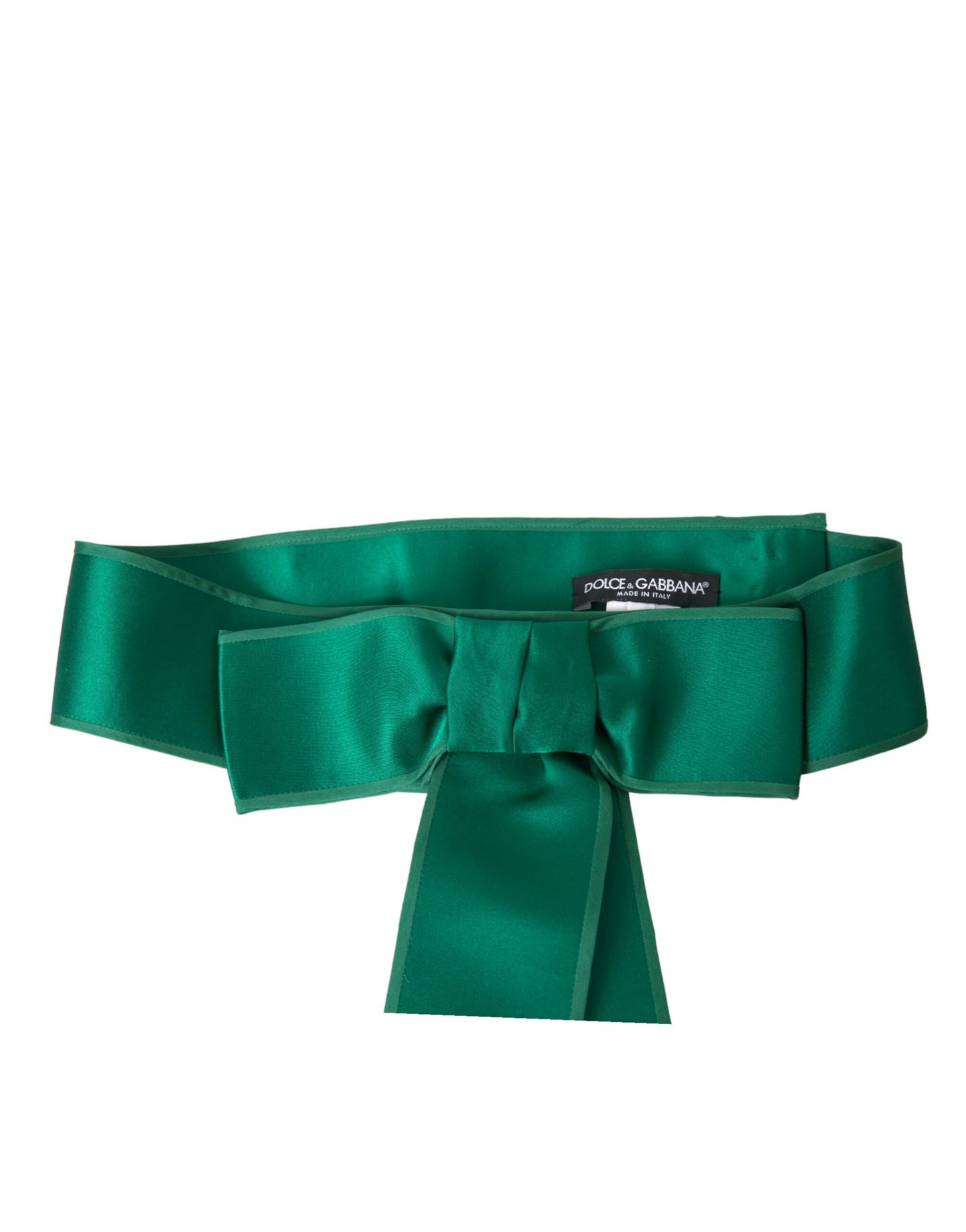 - Green Silk Satin Waist Women Belt