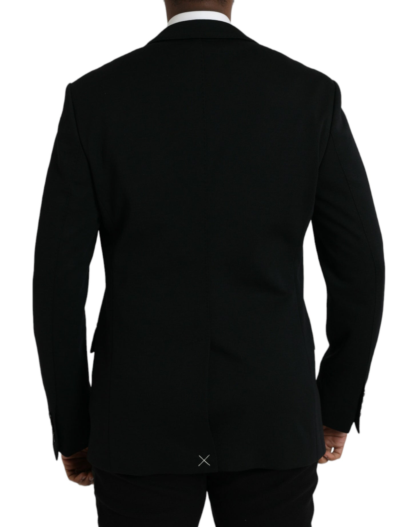 - Black Wool Single Breasted Coat Blazer
