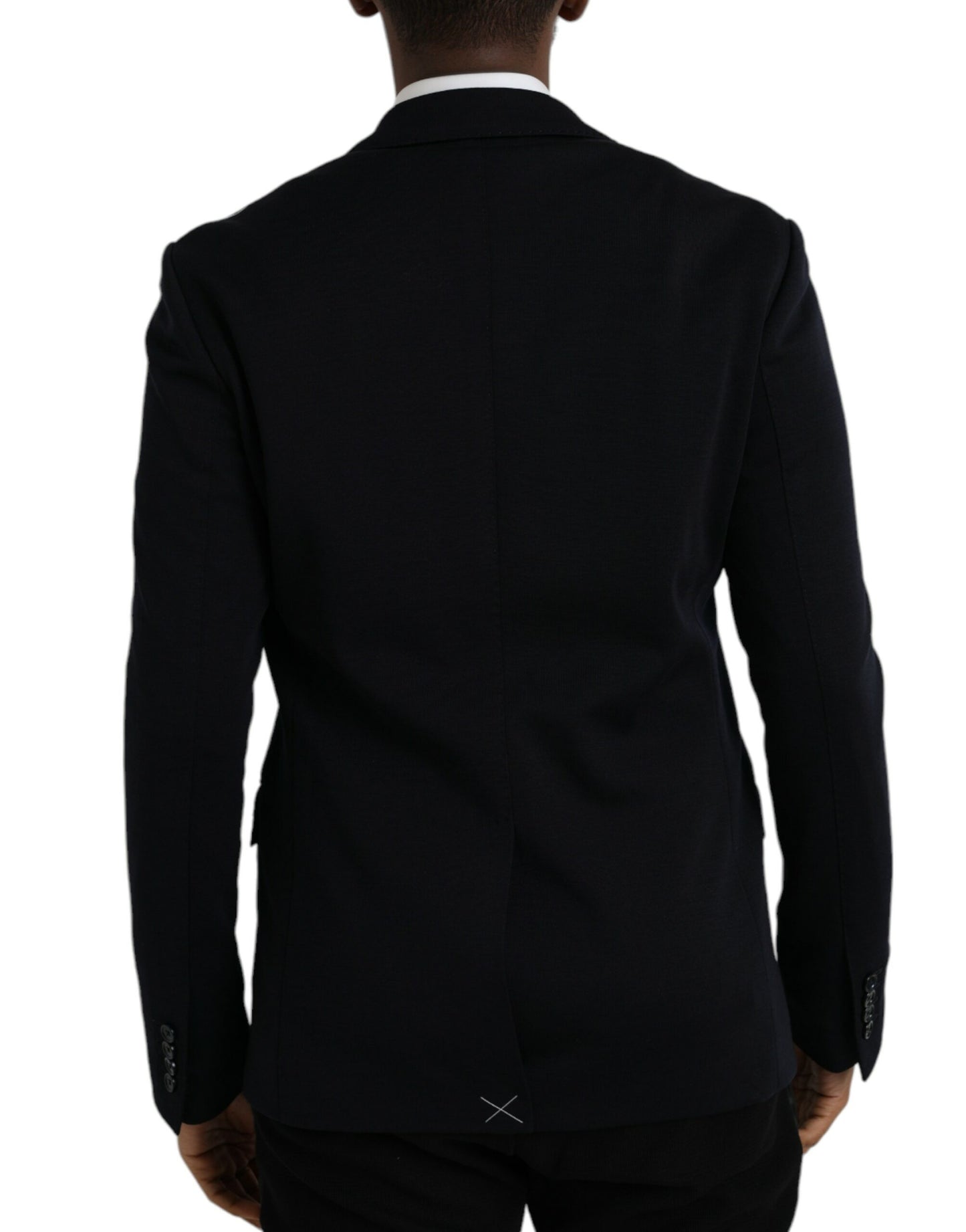 - Black Wool Single Breasted Coat Blazer