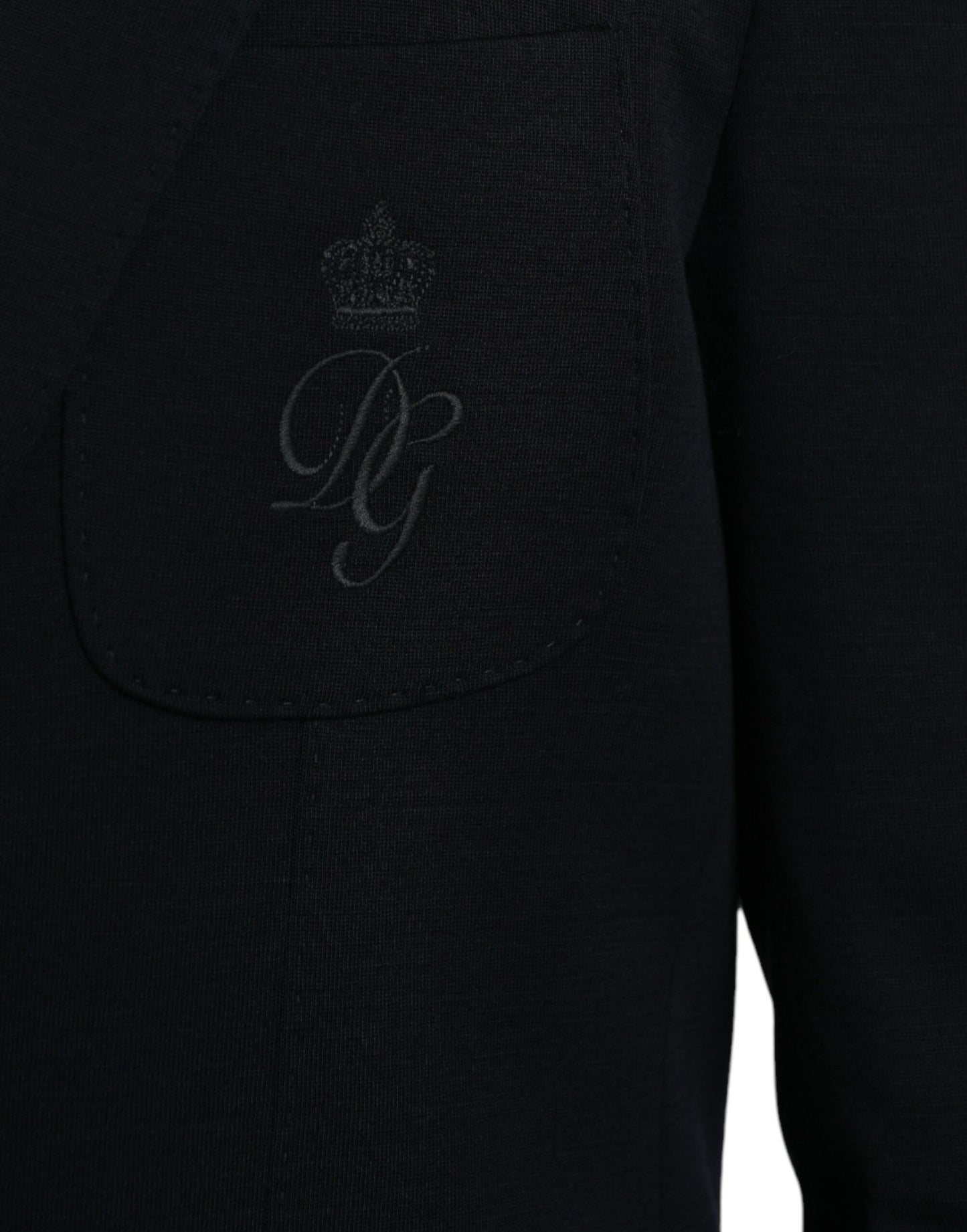 - Black Wool Single Breasted Coat Blazer