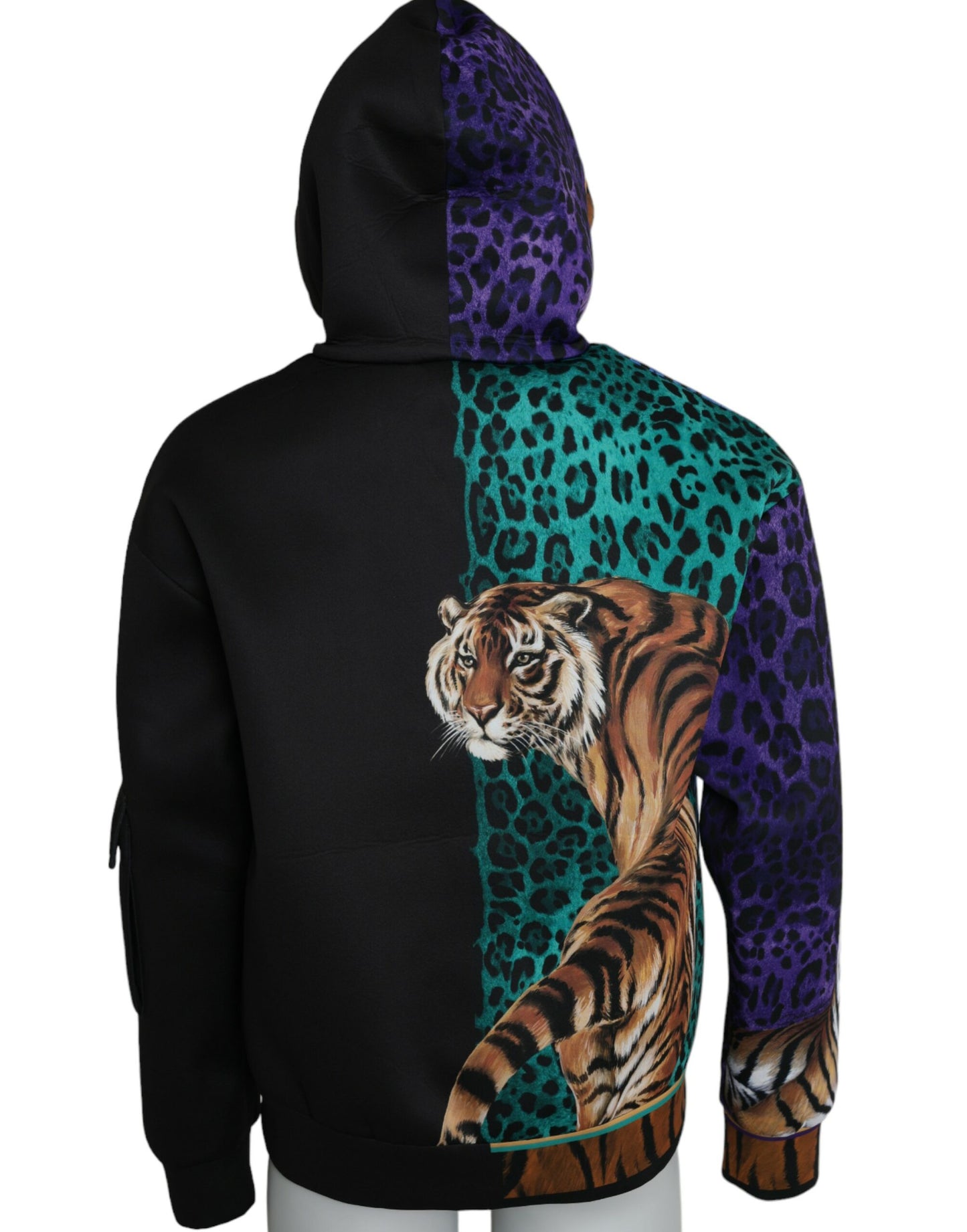 - Multicolor Tiger Hooded Sweatshirt Sweater