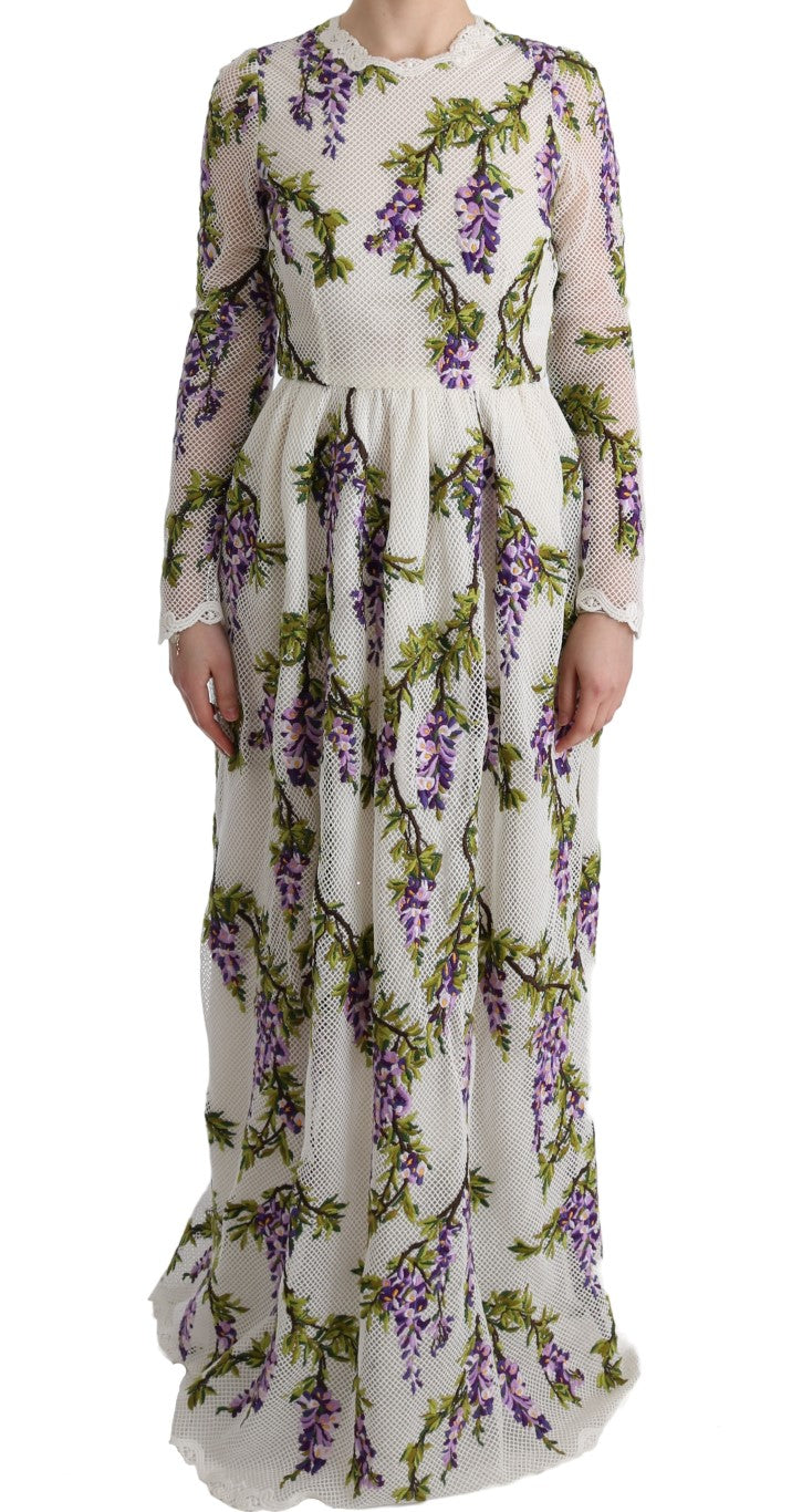- Elegant Maxi A-line Long Sleeve Dress