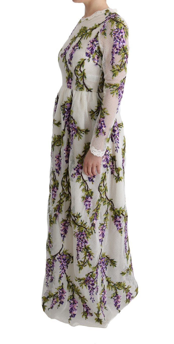- Elegant Maxi A-line Long Sleeve Dress
