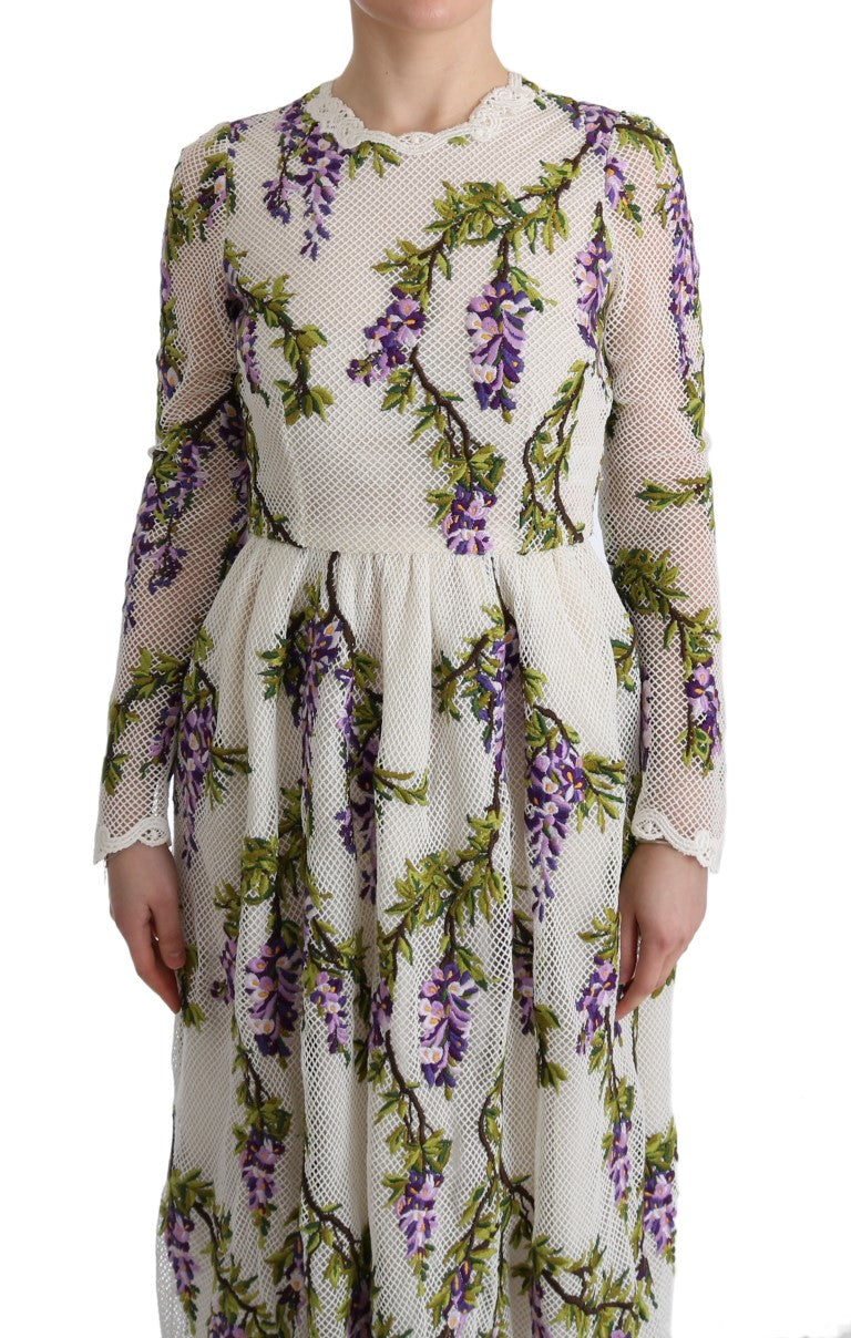 - Elegant Maxi A-line Long Sleeve Dress