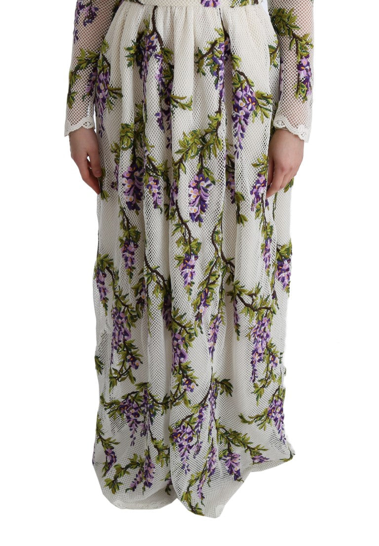- Elegant Maxi A-line Long Sleeve Dress