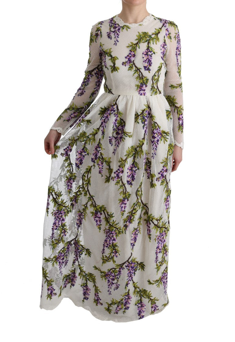 - Elegant Maxi A-line Long Sleeve Dress
