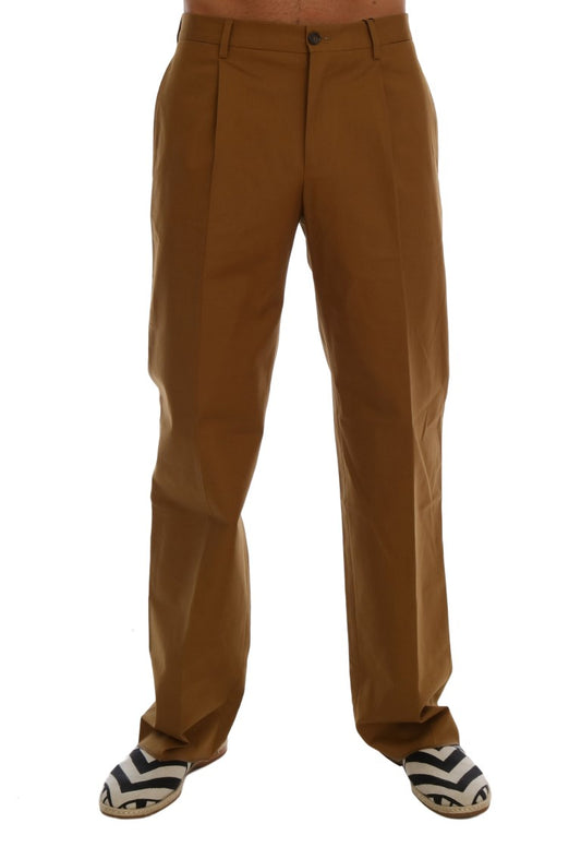 - Elegant Brown Formal Trousers for Men