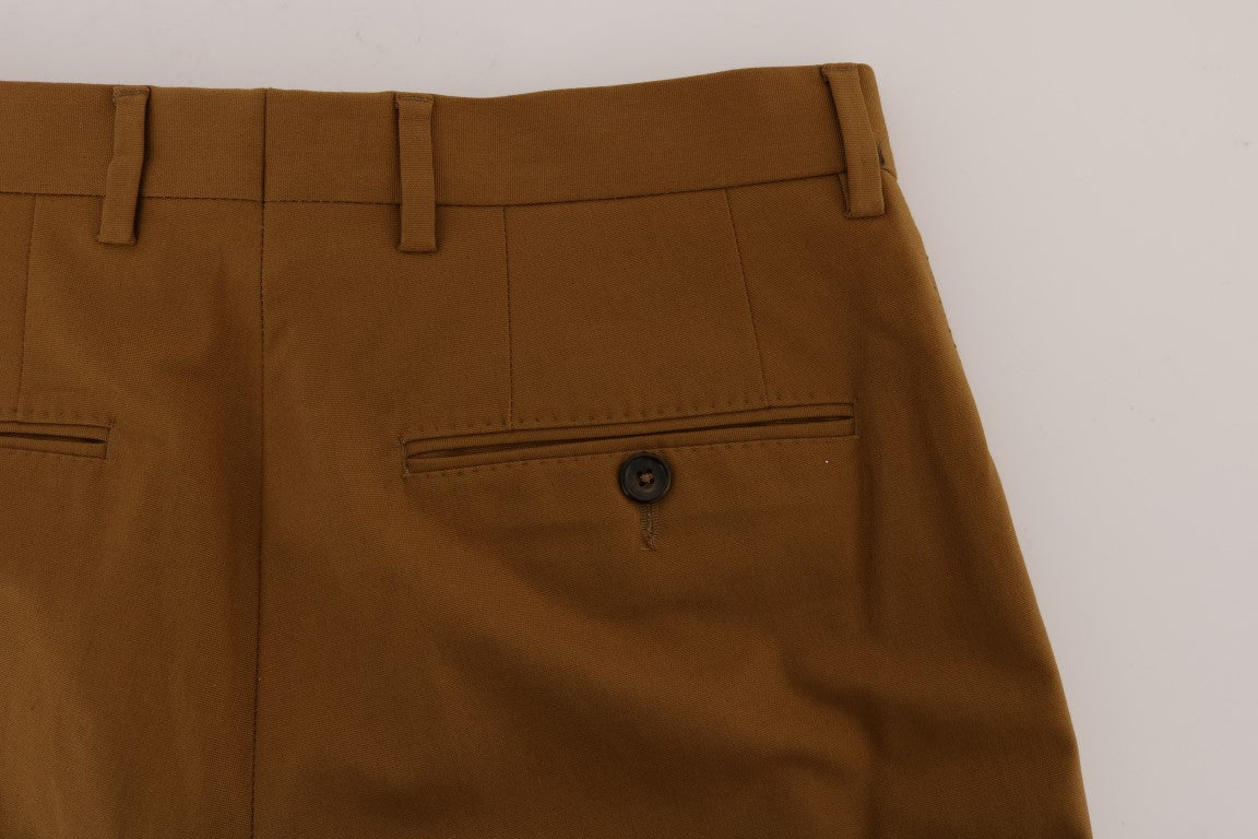 - Elegant Brown Formal Trousers for Men