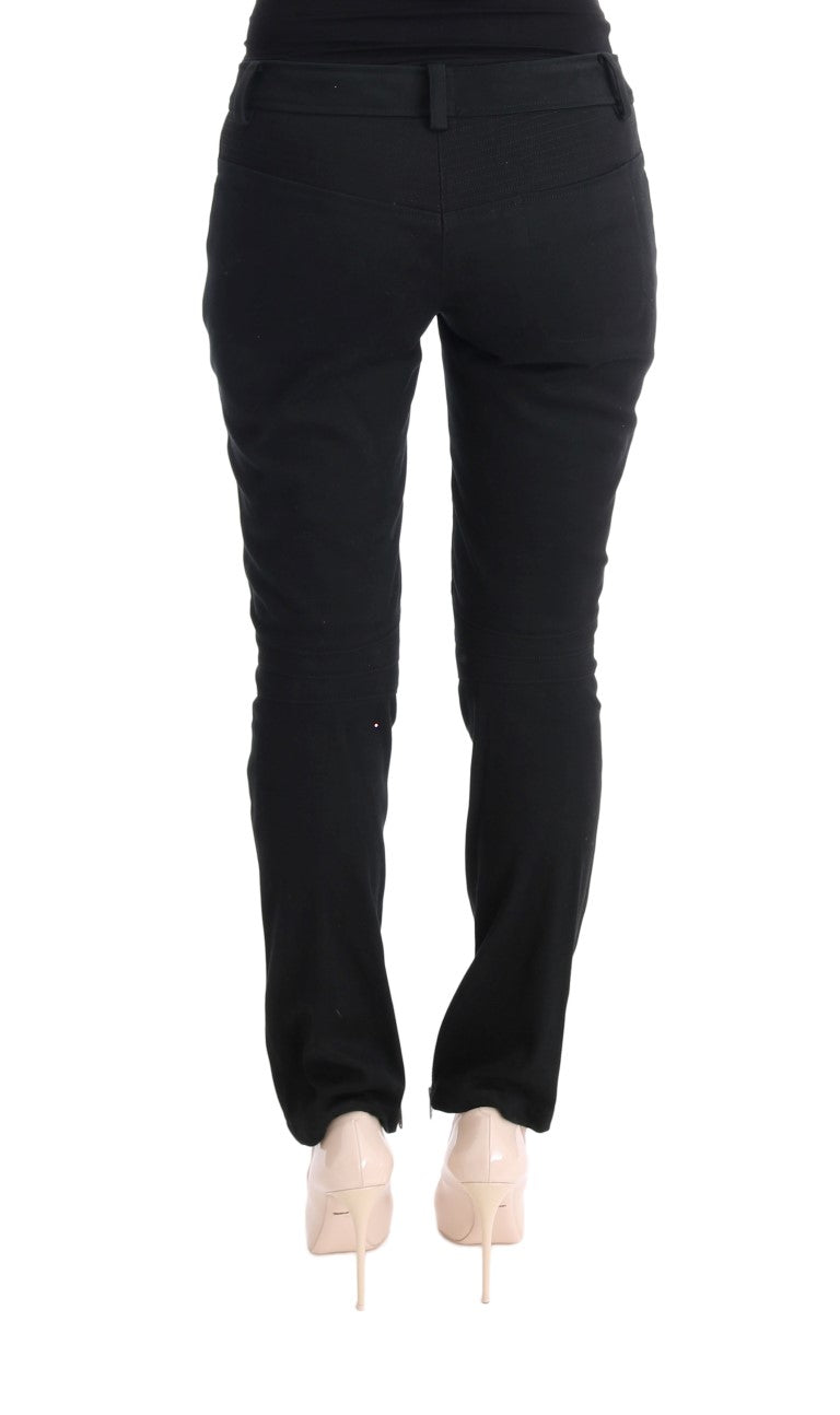 - Chic Black Slim Fit Trousers