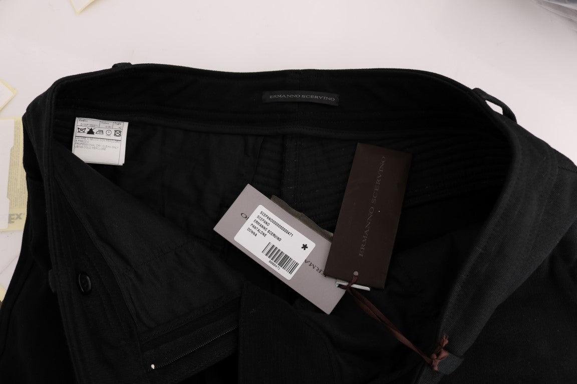- Chic Black Slim Fit Trousers