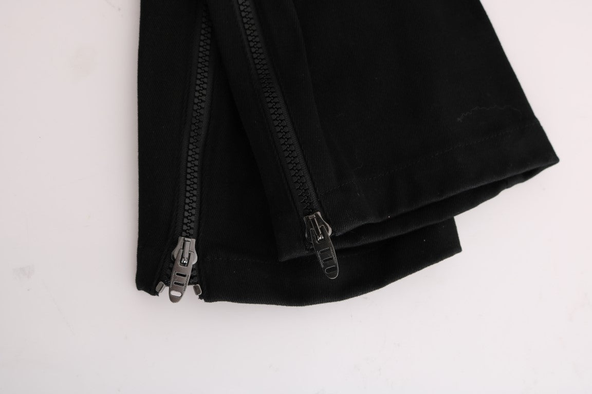 - Chic Black Slim Fit Trousers