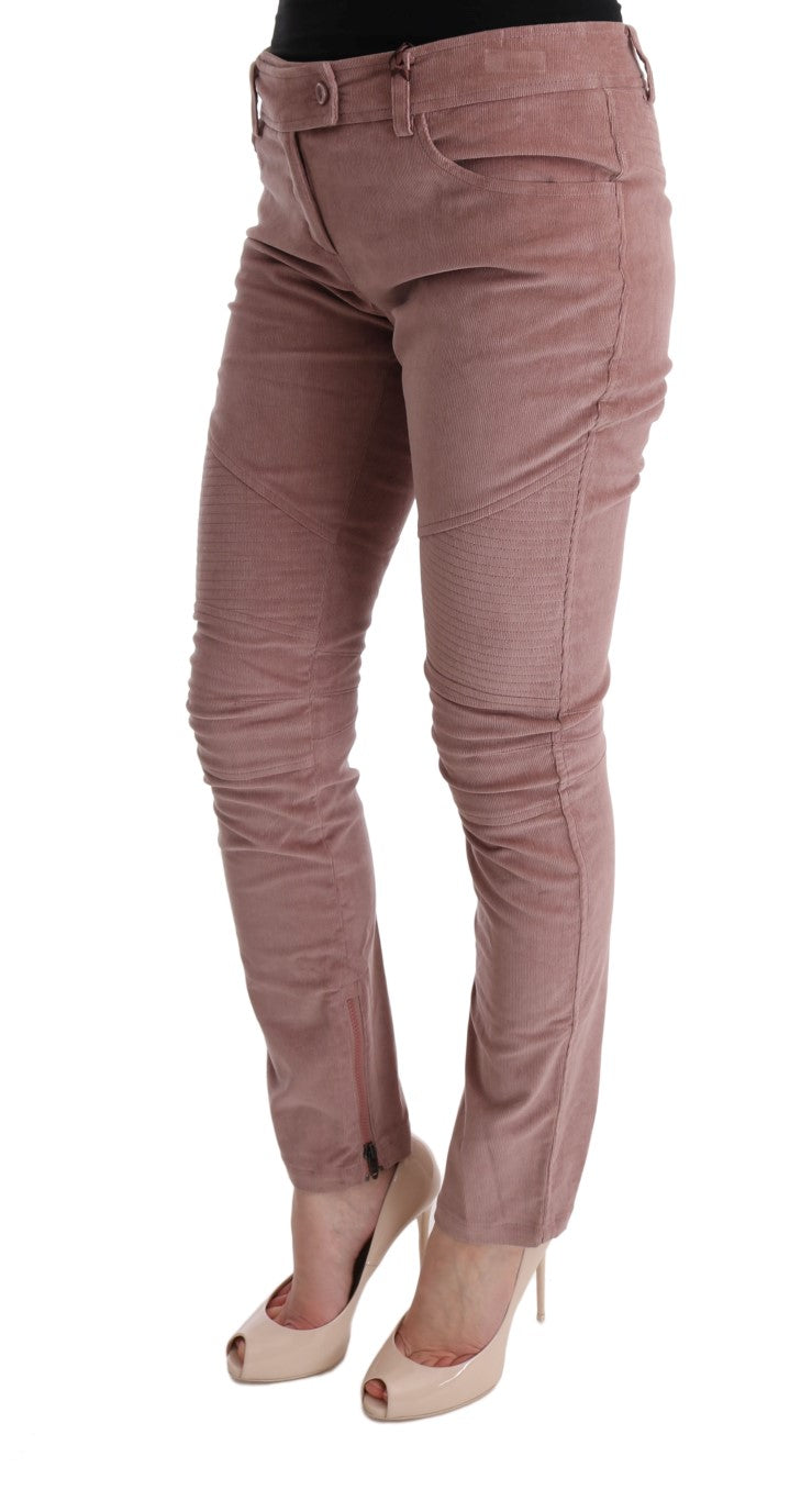- Chic Pink Capri Cropped Trousers