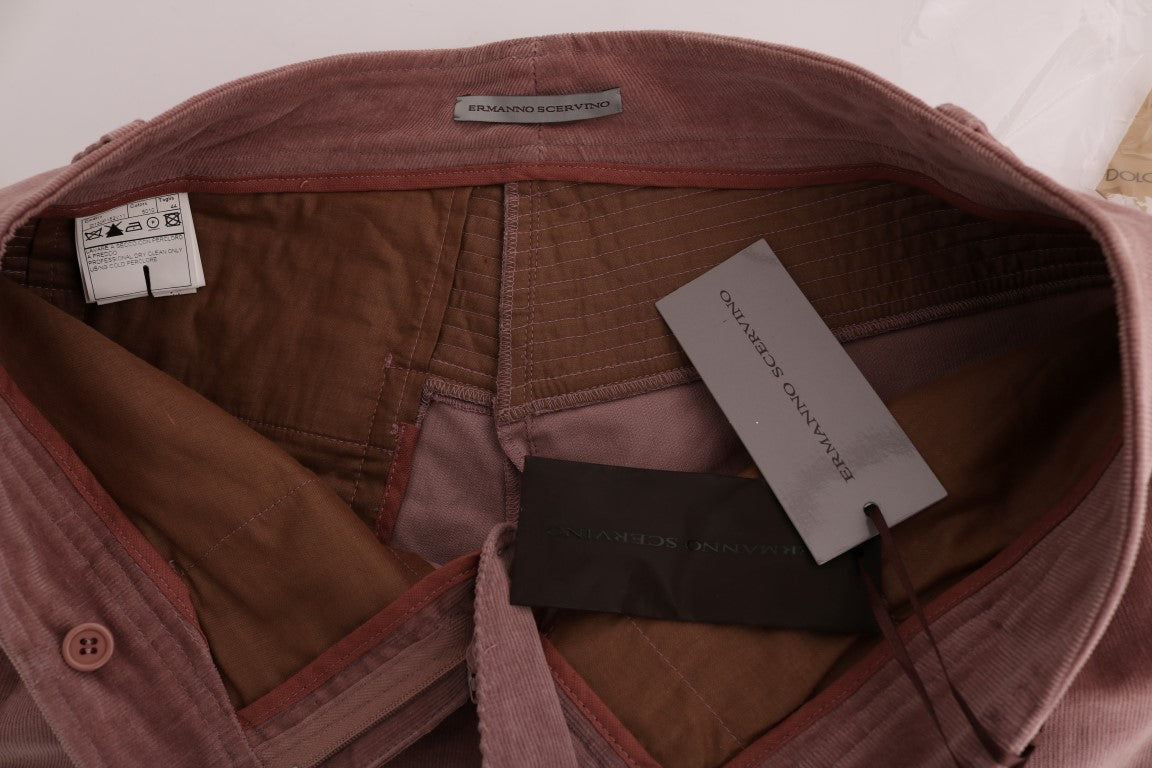 - Chic Pink Capri Cropped Trousers
