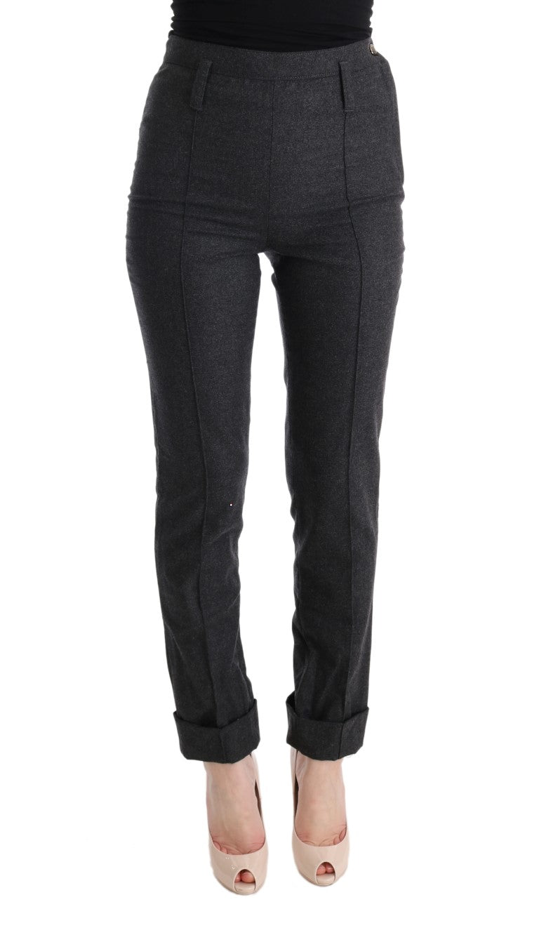 - Chic Gray Casual Skinny Pants