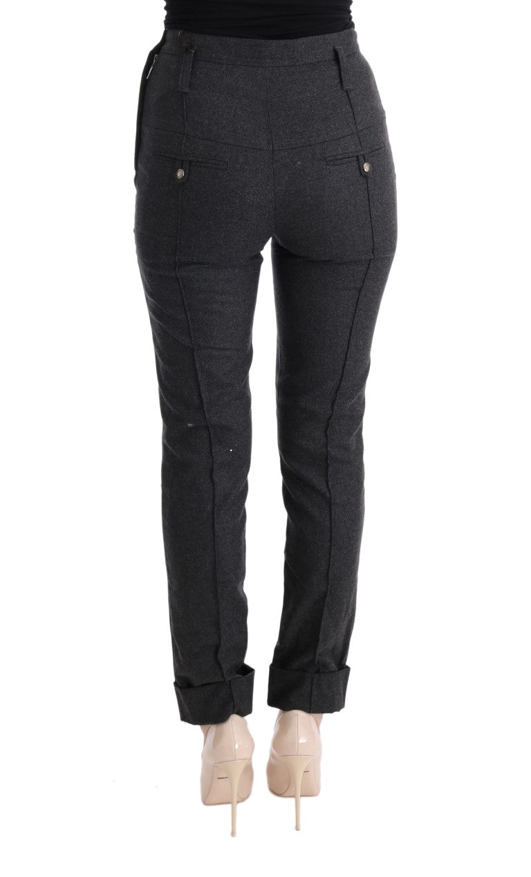- Chic Gray Casual Skinny Pants