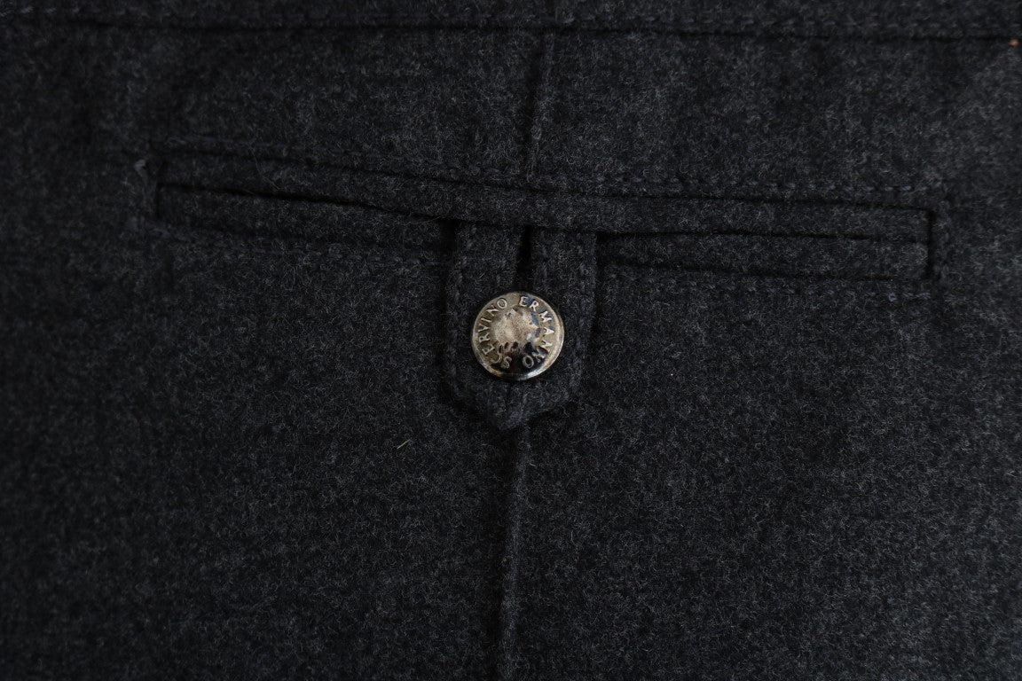 - Chic Gray Casual Skinny Pants