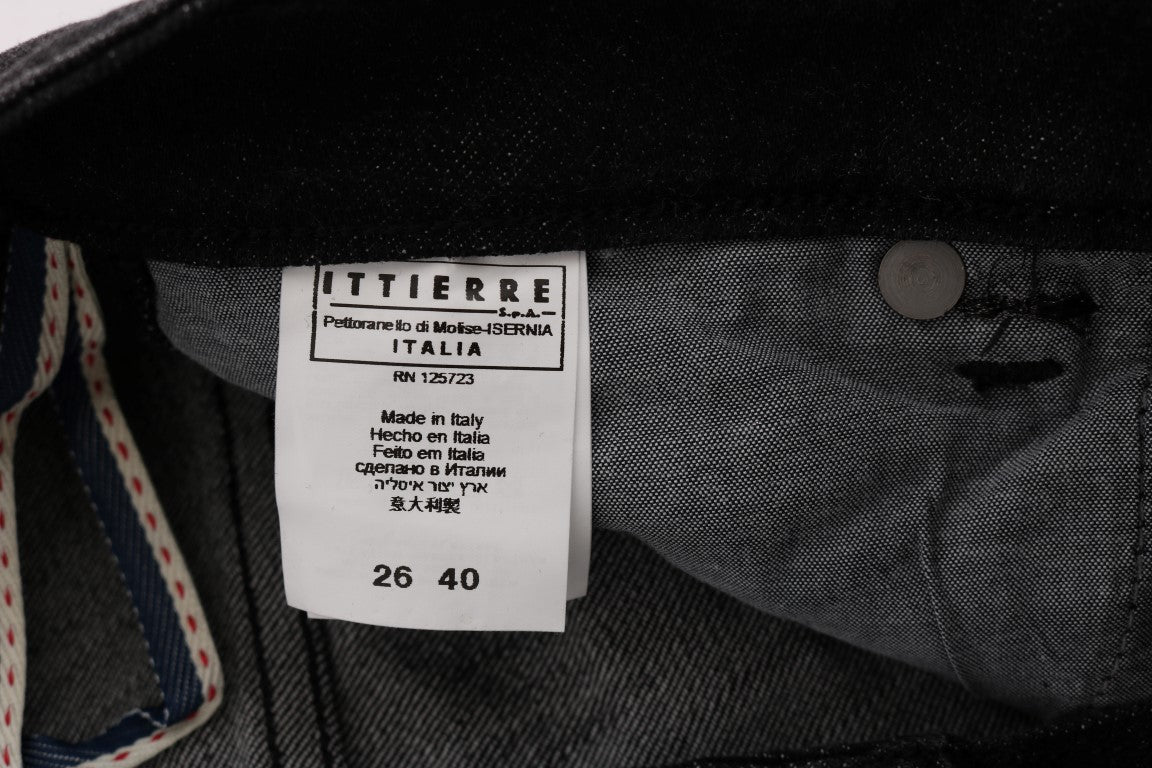 - Chic Slim Fit Black Cotton Jeans