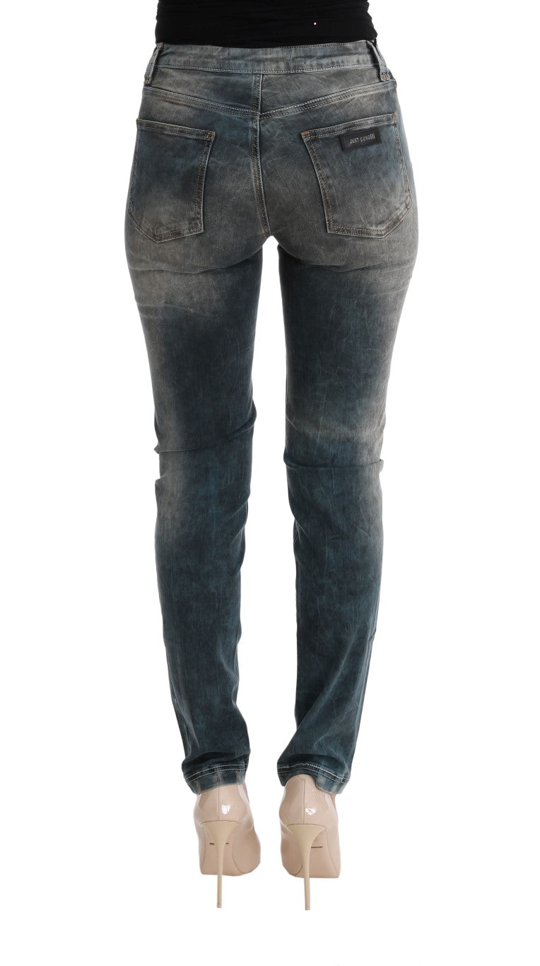 - Chic Blue Wash Slim Fit Jeans