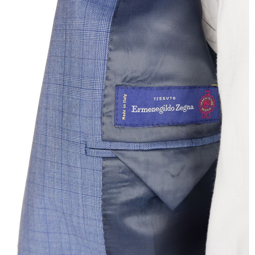 - Blue Wool Vergine Suit