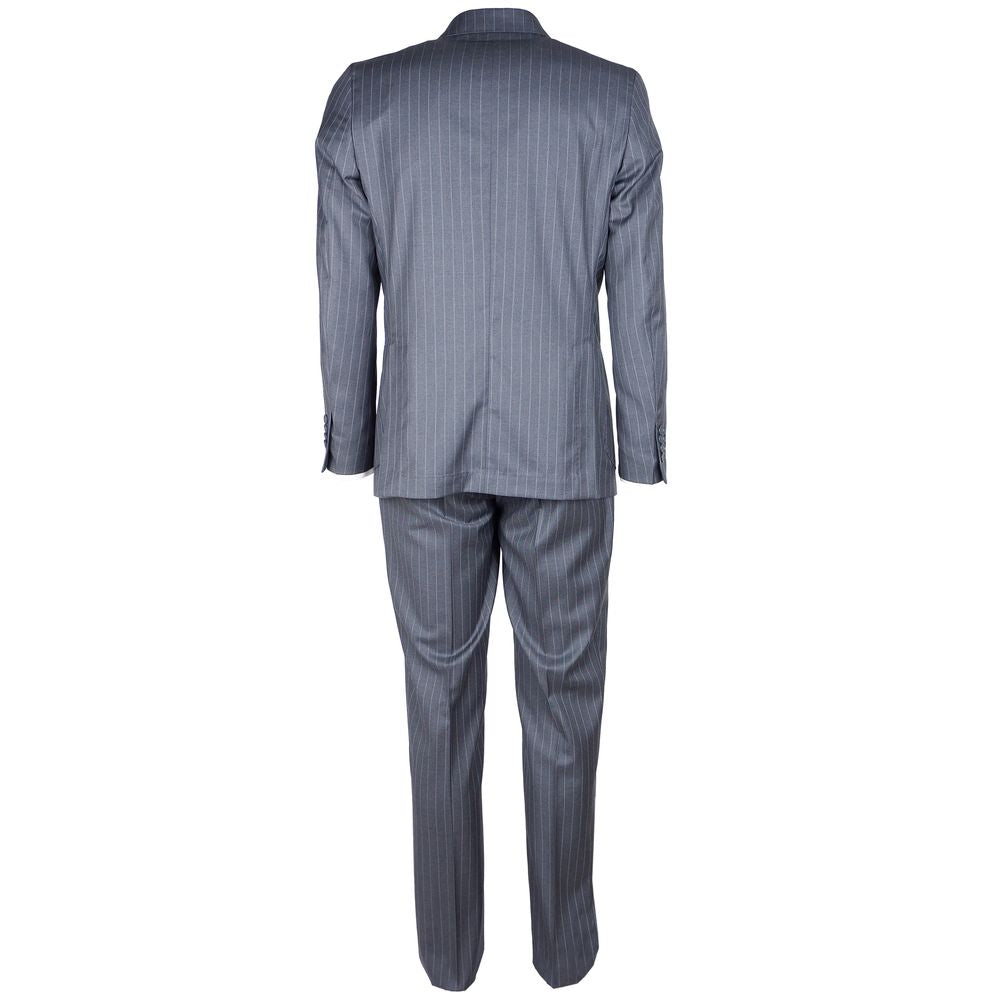 Gray Wool Vergine Suit - The Luxe Alliance