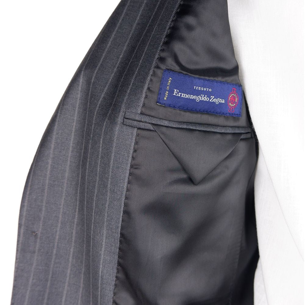 Gray Wool Vergine Suit - The Luxe Alliance