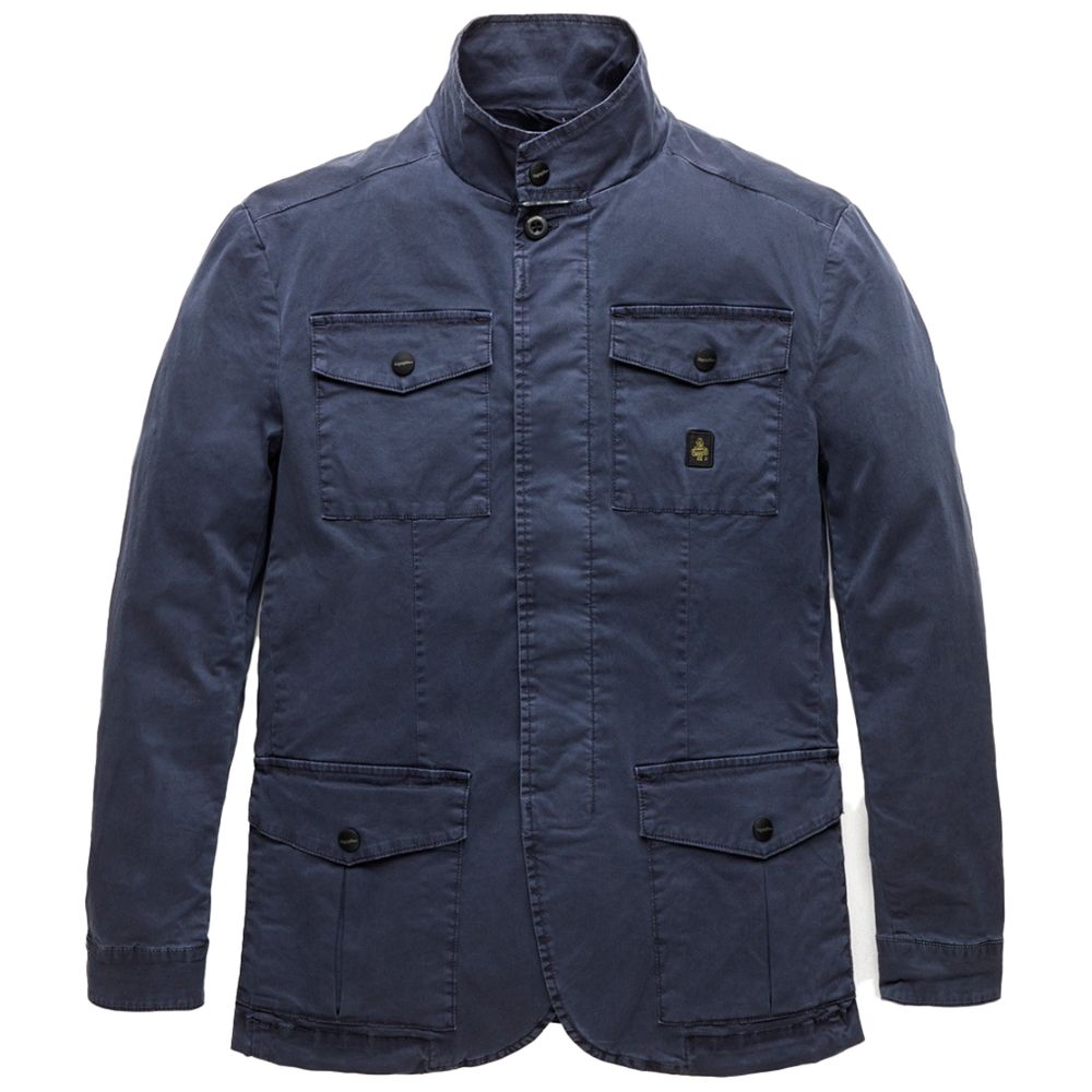 RefrigiWear Blue Cotton Jacket
