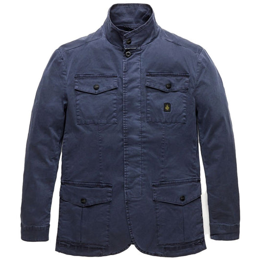 RefrigiWear Blue Cotton Jacket