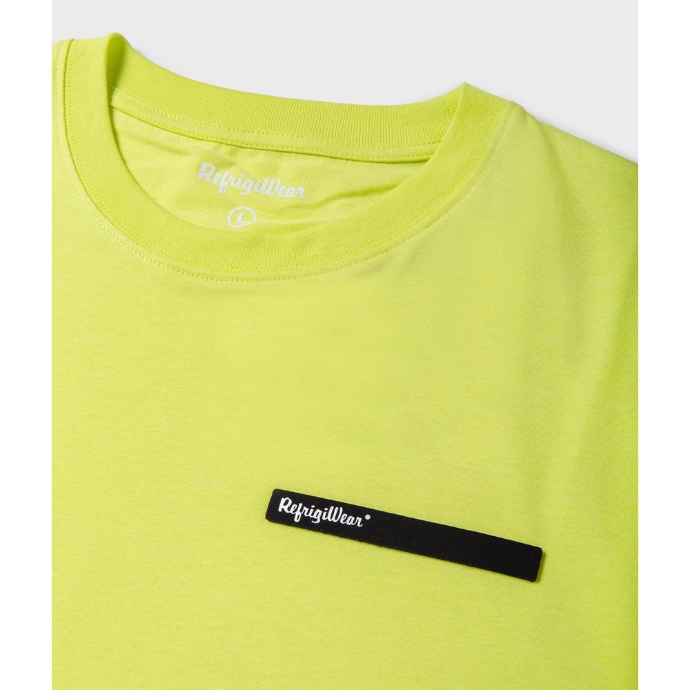 RefrigiWear Men’s Cotton T-Shirt – Yellow