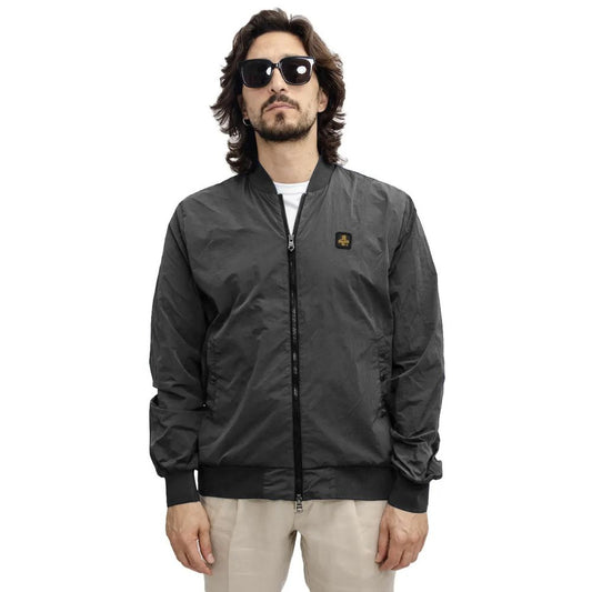 RefrigiWear Bomber Jacket - Gray - Lightweight Nylon
