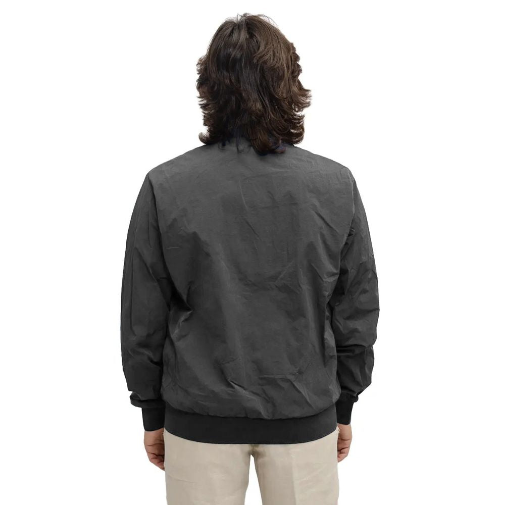 RefrigiWear Bomber Jacket - Gray - Lightweight Nylon