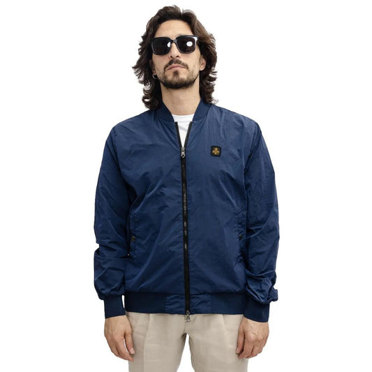 RefrigiWear Bomber Jacket – Blue Nylon