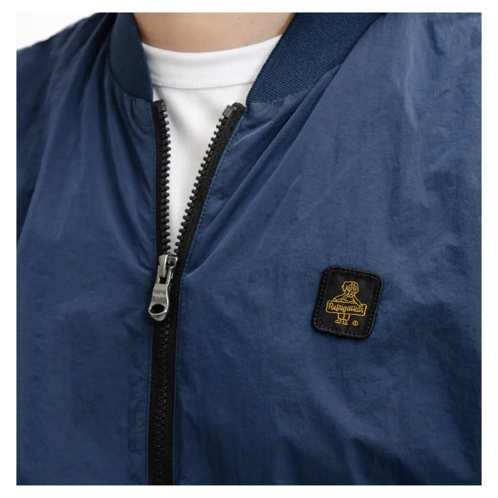RefrigiWear Bomber Jacket – Blue Nylon