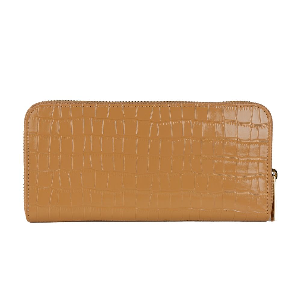 - Elegant Croco Print Leather Wallet