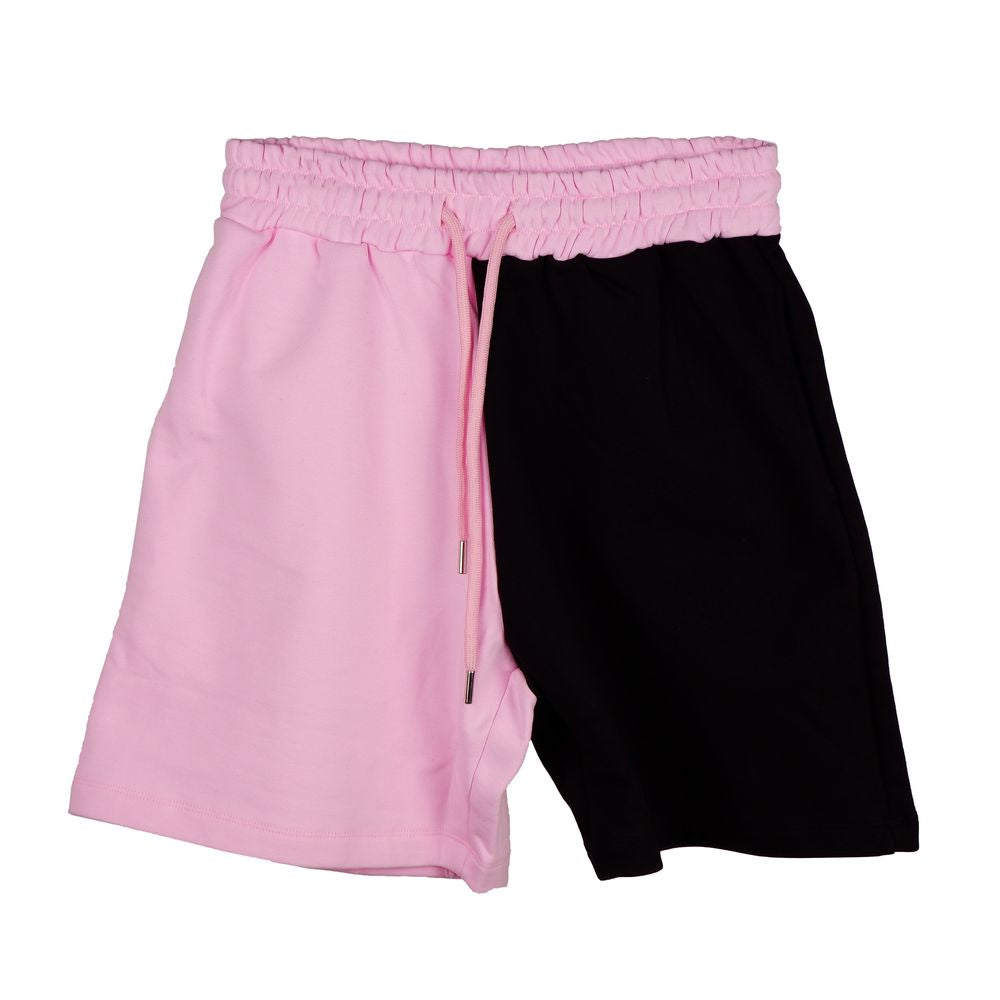 Chic Two-Tone Graphic Shorts by Comme Des Fuckdown