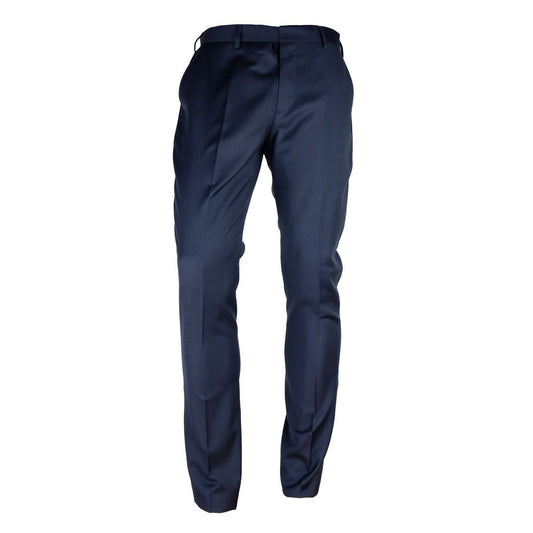 - Elegant Milano Wool Blend Men's Trousers