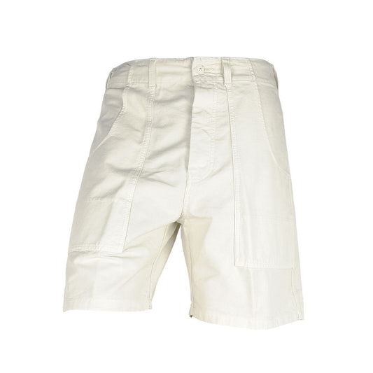- White Cotton Men's Bermuda Short