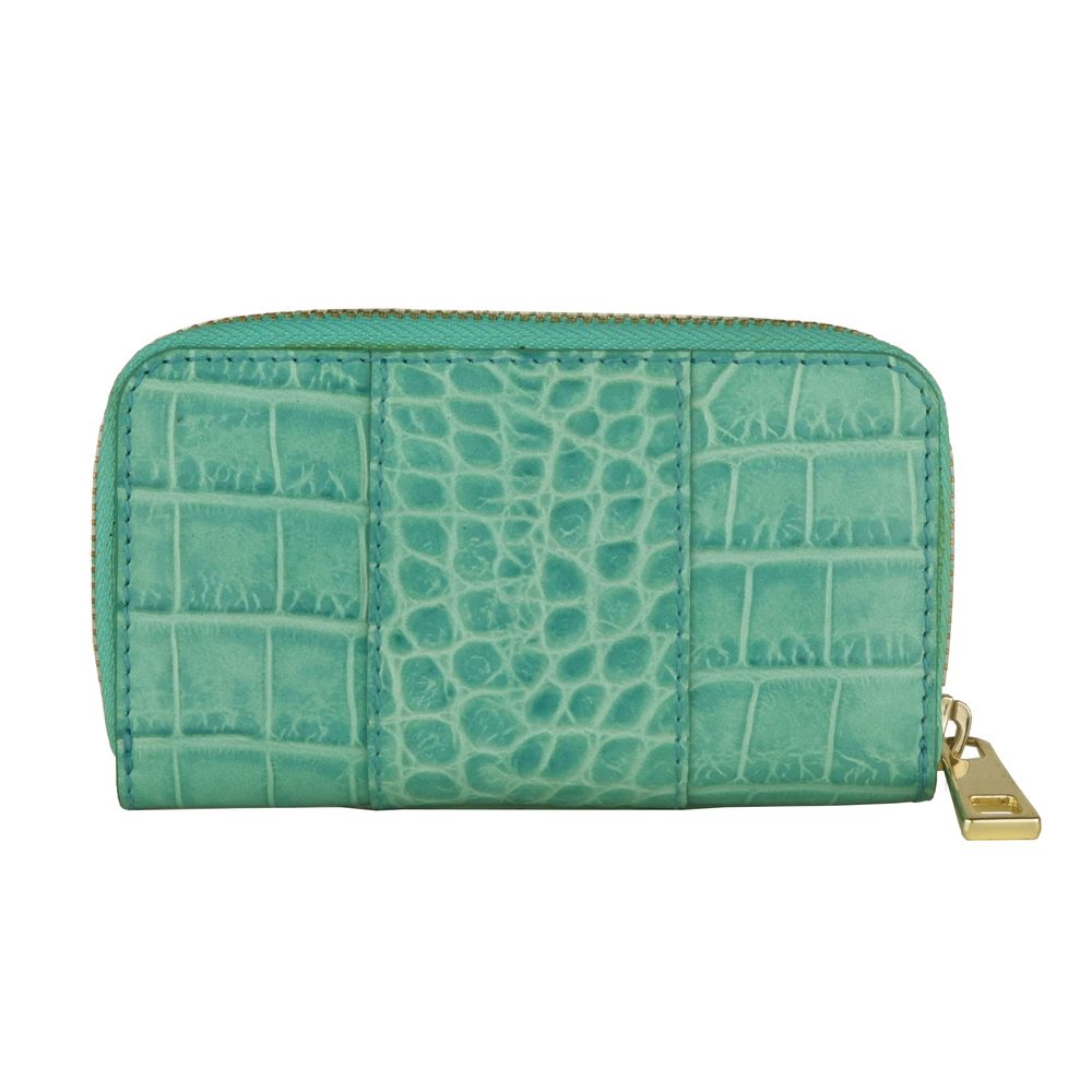 - Light Blue Calfskin Women Keychain